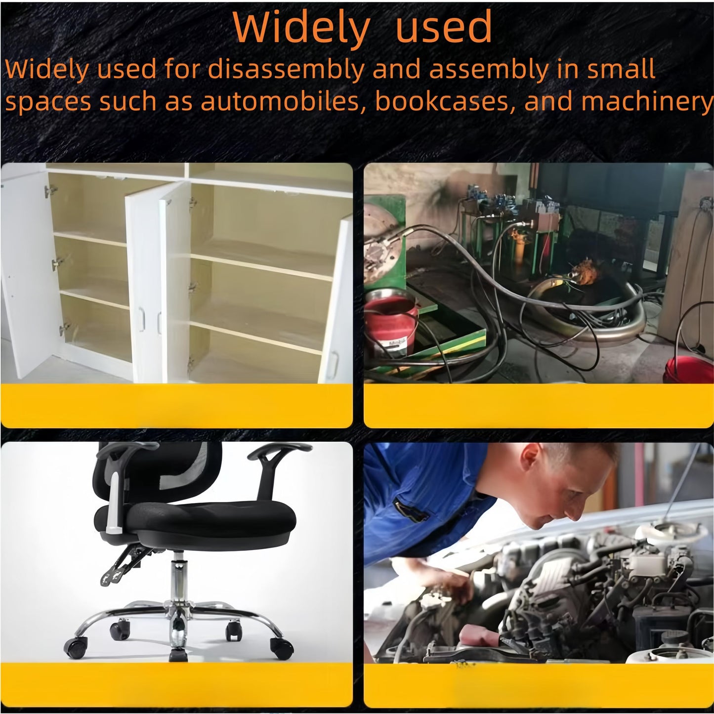 105 Degree Right Angle Drill Adapter, 2025 New 1/4" Hex Shank Driver Angle Drill Attachmen for Screwdriver & Drill(Long+Short)     