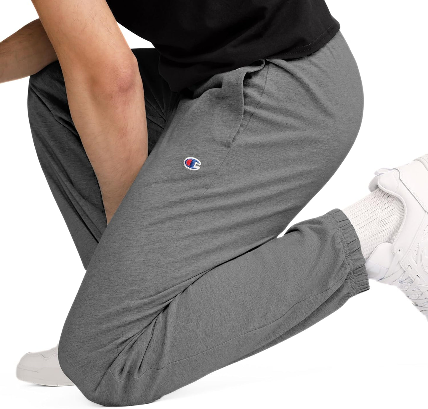 Champion Men's Lounge Pants - Lightweight 100% Cotton with Cinched Bottom | Regular & Big & Tall Sizes