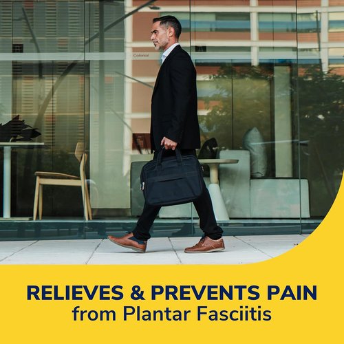 Dr. Scholl’s Plantar Fasciitis Relief Orthotic Insoles for Men - The Only Proven Insole to Stop Plantar Fasciitis from Coming Back, Immediately Relieves Pain, Heel Spurs, Arch Support Inserts