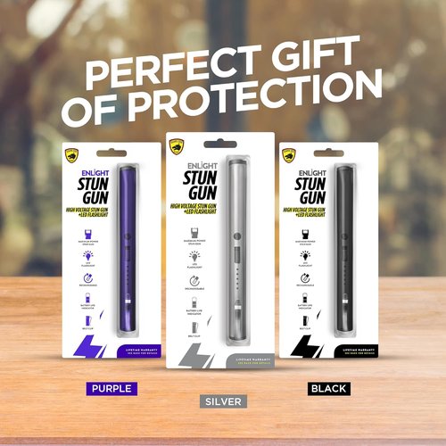 Guard Dog Security Stun Gun Pen - Tactical Self-Defense Device with Battery Indicator & Belt Clip | 6.10 Inches