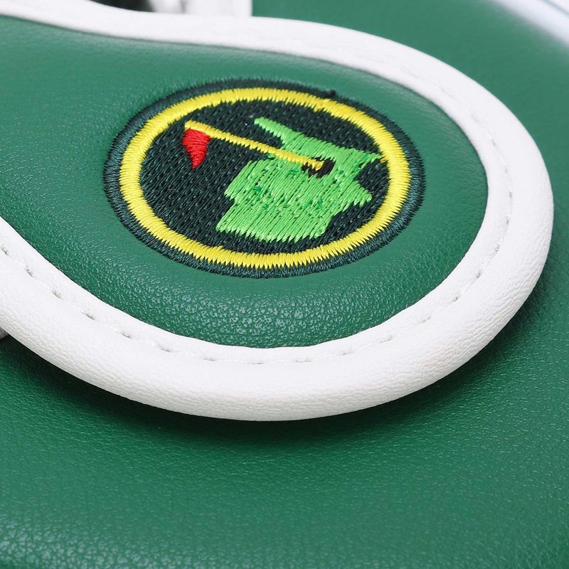 Putter Covers Odyssey Cover Putter Semicircle Putter Cover Mallet Putter Headcover Green Embroidered Cover Headcover Magnetic Mallet Putter Cover Protector Copri Teste per mazza da Golf