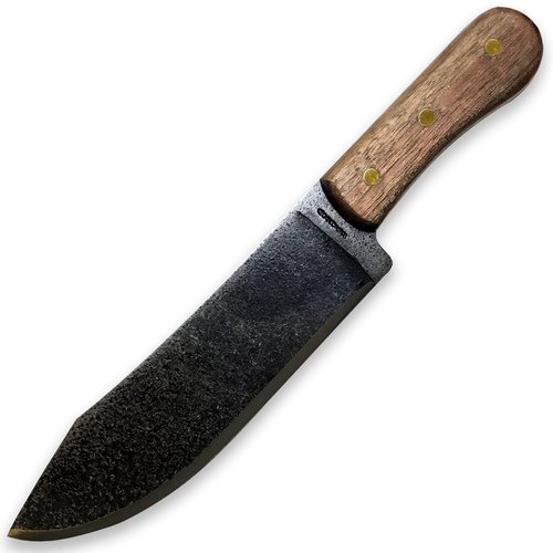 Condor Tool & Knife Hudson Bay Camp Knife - 1075 High Carbon Steel - Full Tang Walnut Handle with Hand Crafted Welted Leather Sheath - 8.4in Blade - 5mm Thick - 20.5oz