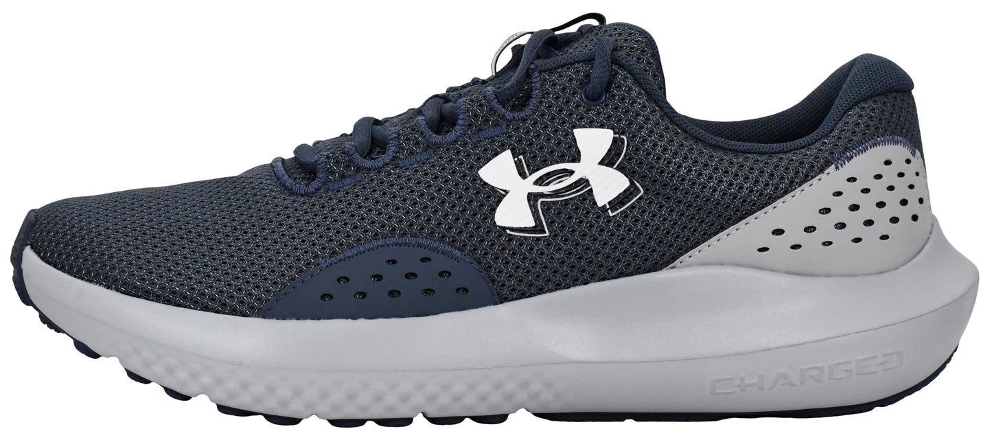 Under Armour Men's Charged Surge 4DISC, (044) Downpour Gray/Mod Gray/White, 17, US