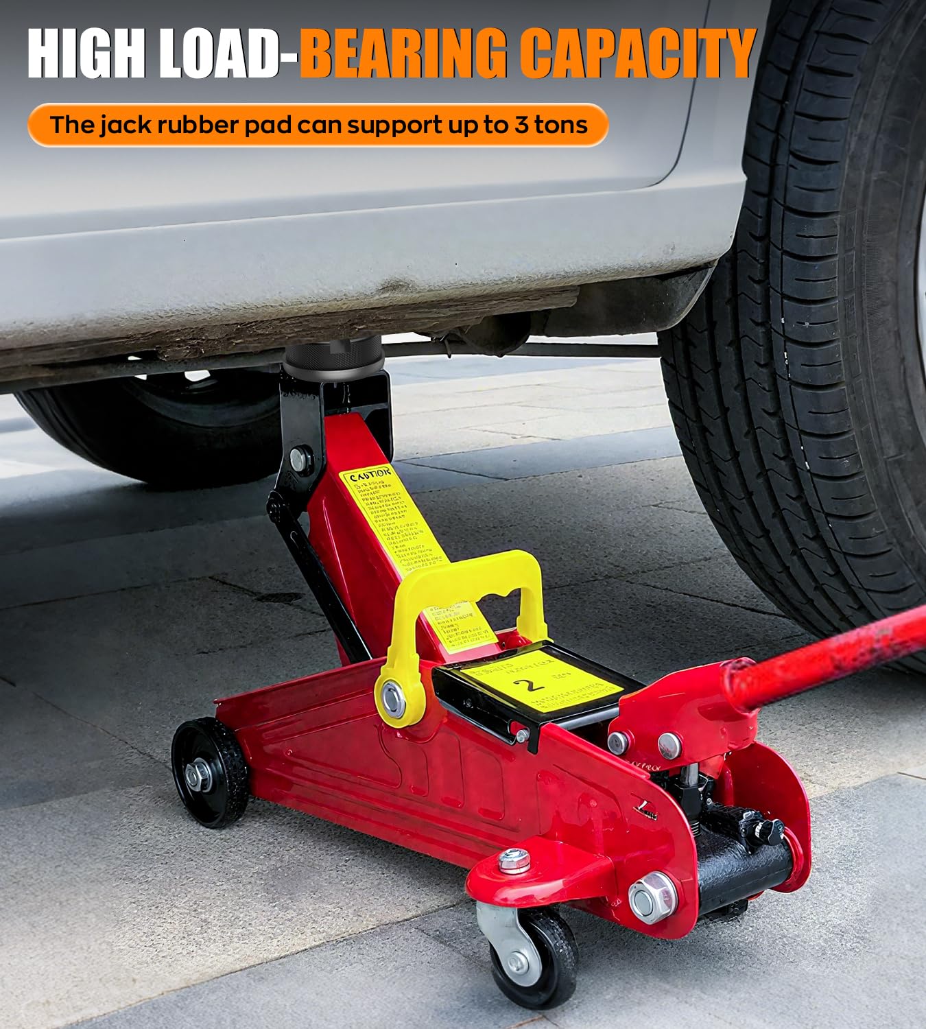 Universal Floor Jack Pads 2 PCS Car Jack Stand Rubber Pad, Pinch Weld Jack Adapter, Lift Frame Rail Protection Car Accessories