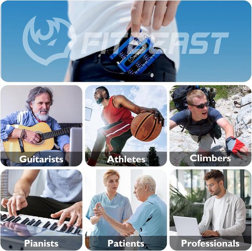 FitBeast Finger Strengthener - Hand Exerciser for Improved Dexterity & Grip Strength | Ideal for Musicians & Climbers
