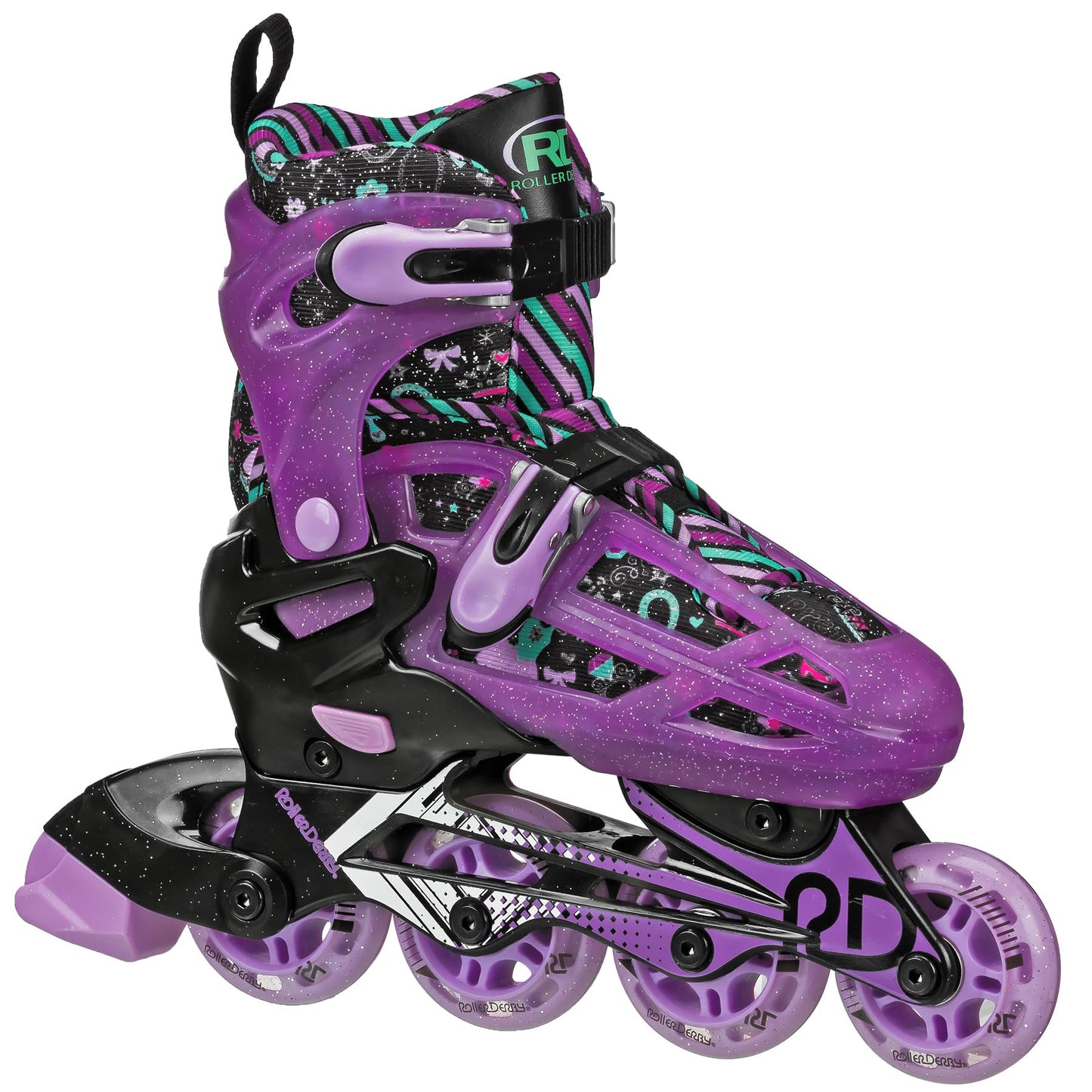 Roller Derby Falcon 2-in-1 Combo Quad and Inline Skates for Kids, Adjustable Sizing