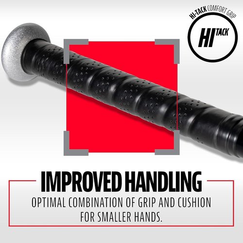 Franklin Sports Kids Teeball Bat - Venom & Barracuda Aluminum Composite - USA Baseball Certified - Youth Drop -10 to -13