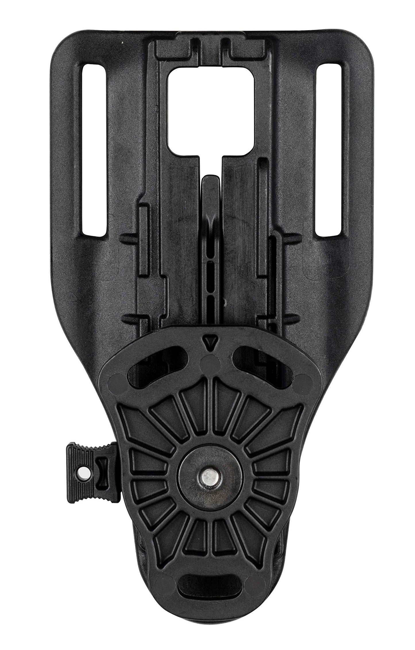 Safariland Vertical Belt Loop - Black - 2.25"" Belt - W/QLS Receiver Plate (VUBL-1-2-MS22)