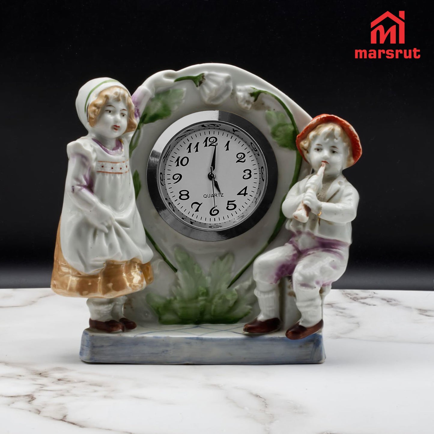 3PCS Mini Clock Face Insert Replacement, Fit 35mm (1.38") Hole Diameter, Round Inner Miniature Crystal Clock Roman Numeral Quartz Movement Metal Gold Tone Bezel Supplies for DIY Craft Repair Easy Read