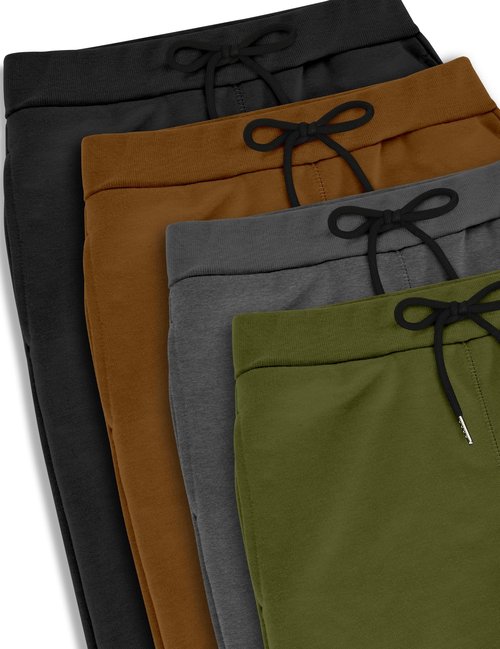 Guicizi Boys Sweatpants Fleece Jogger Pants Soccer Basketball Gym Active Track Pants for Kids Clothes Boys Activewear 4Pack 7-8Y