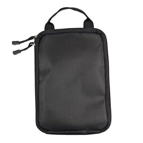 Foretra Golf Valuables Pouch - Rugged Ballistic Nylon, Fits Most Golf Bags, Dual Zippers, Inside & Mesh Pockets, Handle & Clasp for Easy Carrying