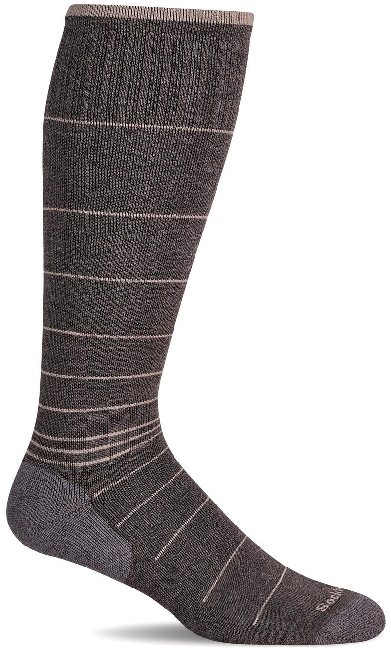 Sockwell Men's Circulator Moderate Graduated Compression Sock, Mushroom - L/XL