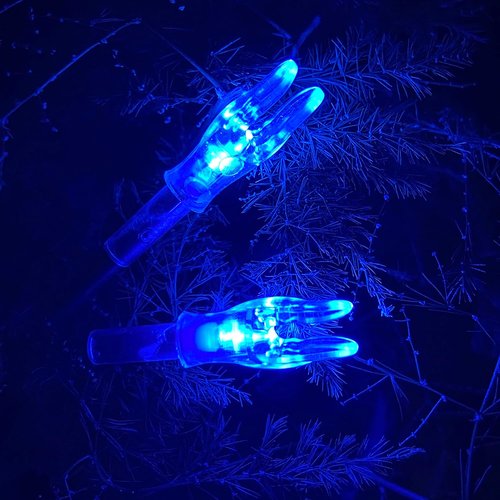 Lighted Nocks | 6 PCS LED Arrow Nocks for .204-.246 Diameter Arrows - Screwdriver Included