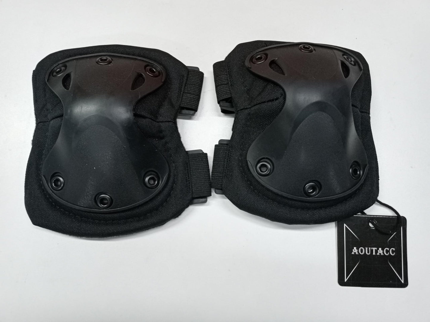 AOUTACC Combat Elbow Protective Pads Set for Outdoor CS Paintball Game Cycling Safety Skateboarding Gear Skates Knee Protection Guard Pads