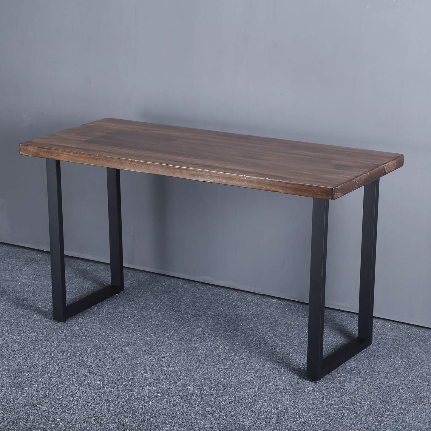 MBQQ Furniture Legs 28”Height 17.7”Wide Rustic Decory Square Tube Table Legs,Heavy Duty Metal Desk Legs,Dining Table Legs,Industrial Modern, DIY Iron Bench Legs