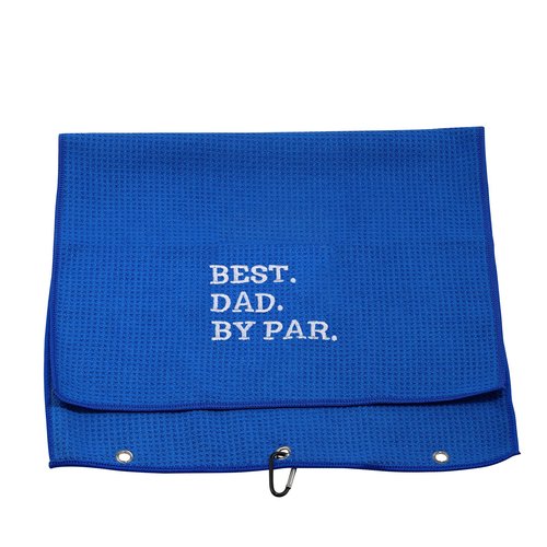 Dad Golf Towel Embroidered Golf Towel Gift Golf Golf Towel Gift Papa Golf Towel (Best DAD Blue)