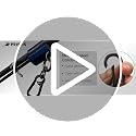 Pristis Fishing Rod Clips Set – Wearable Rod Holders with Keychain, Fits Most Spinning & Ice Fishing Rods