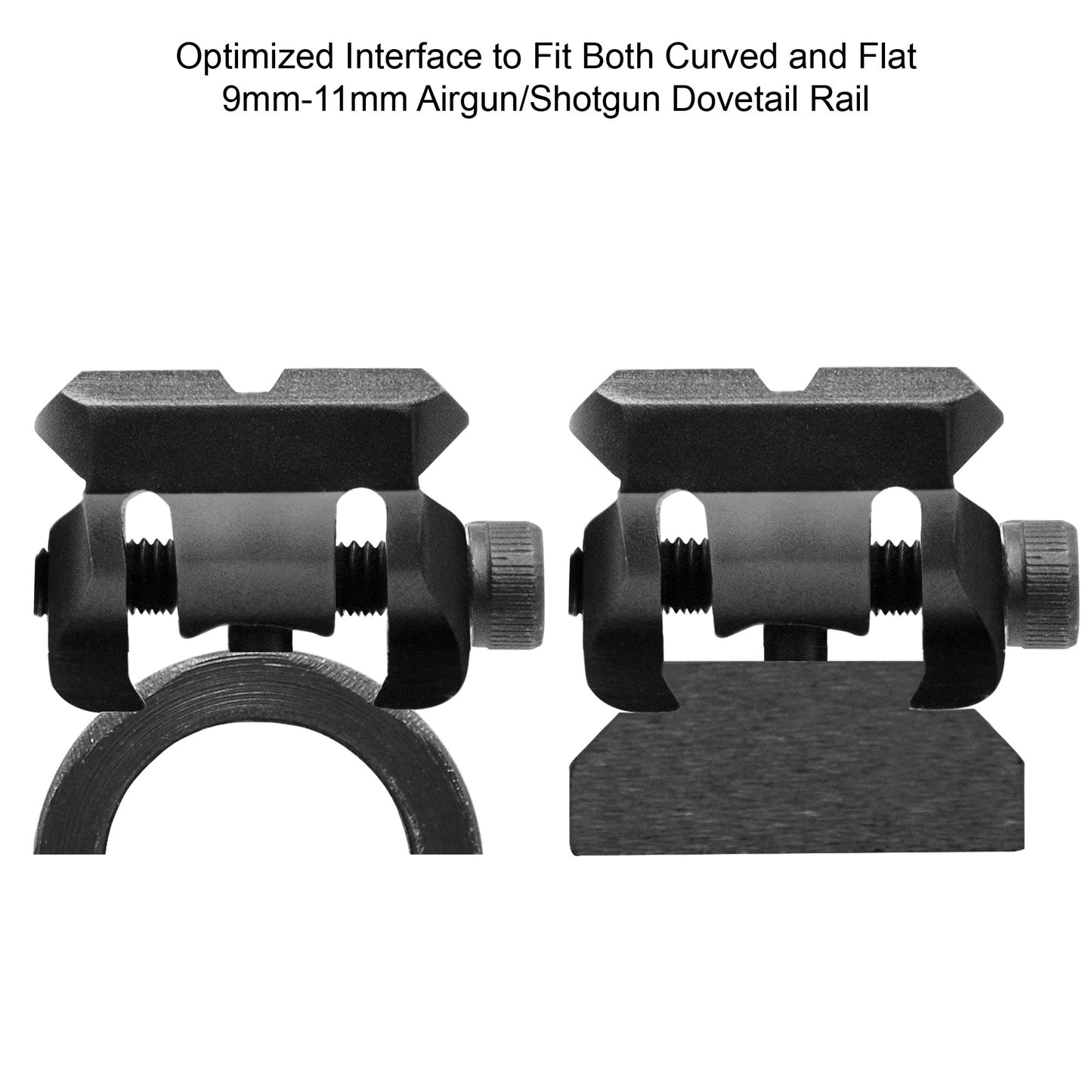 Leapers MNT-DTW145 Inc., Dovetail to Picatinny Rail Adaptor, Black