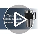 Beautyflier Adjustable Tumbler Handle for 20-64oz Cups (Black) fits YETI/Rambler, RTIC, Ozark Trail