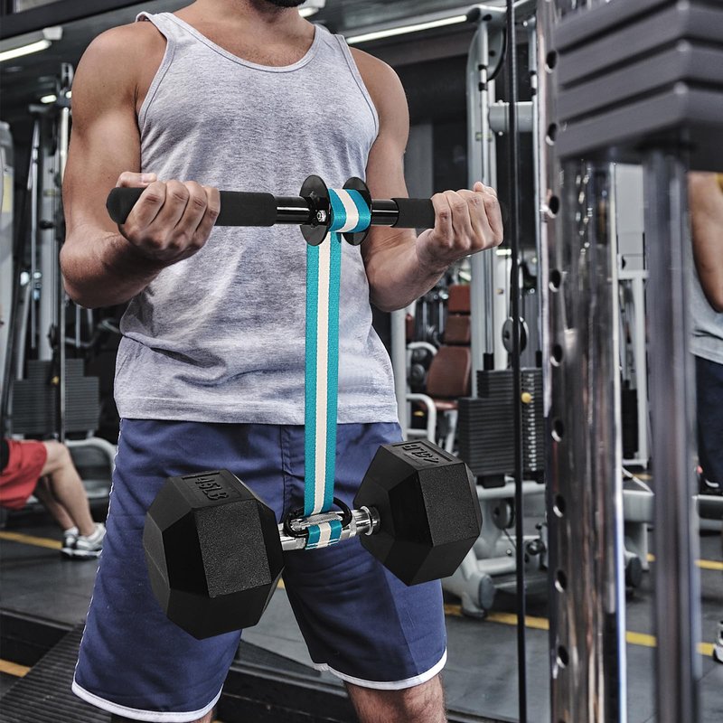 Wrist Forearm Roller Strengthener Exerciser:Forearm Blaster Forearm Roller Grip Strength Training with Anti-Slip Handles