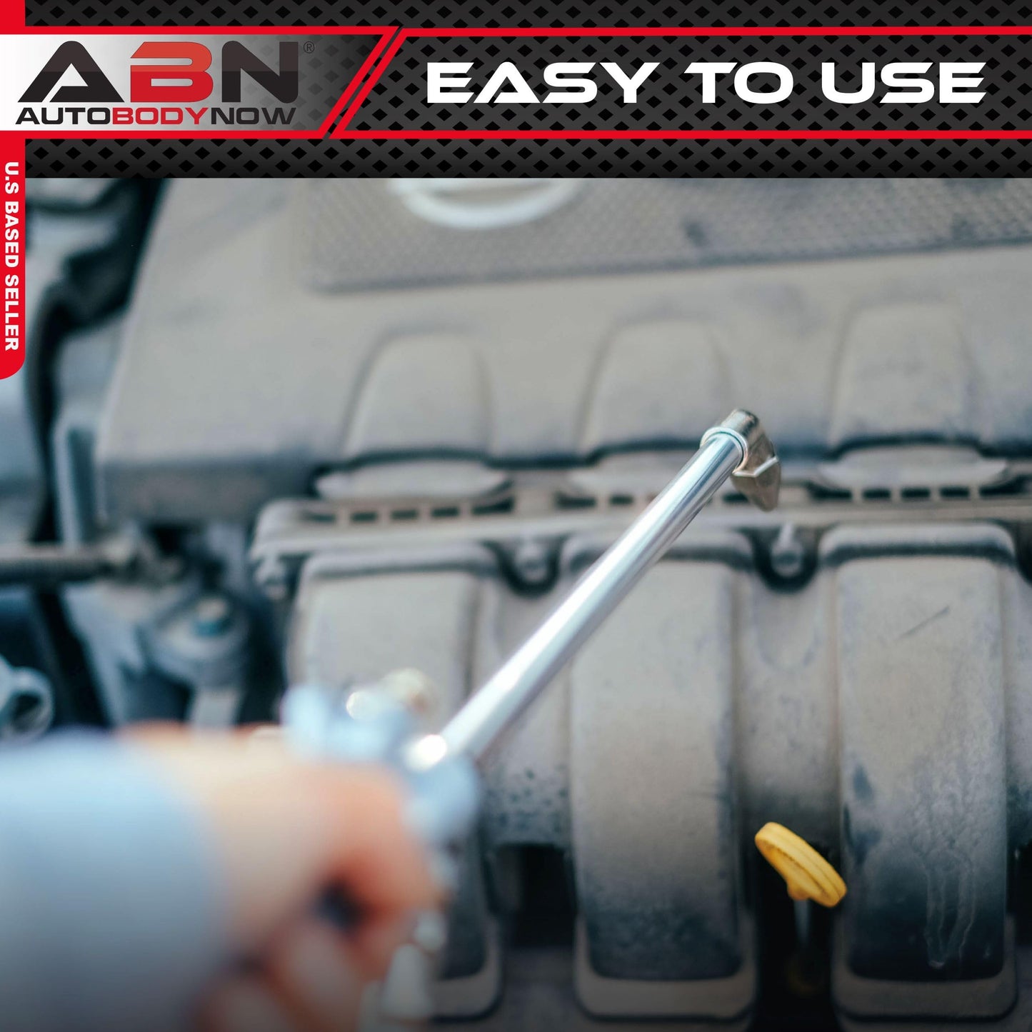 ABN Engine Cleaning Gun with 4ft Siphon Hose, Siphon Spray Gun Cleaning Kit – Car Engine Cleaner Degreaser Tool