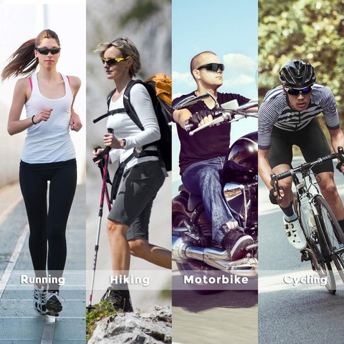 BEACOOL Polarized Sports Sunglasses - Versatile TAC Glasses for Men, Women & Youth | Ideal for Baseball, Cycling, Running & More