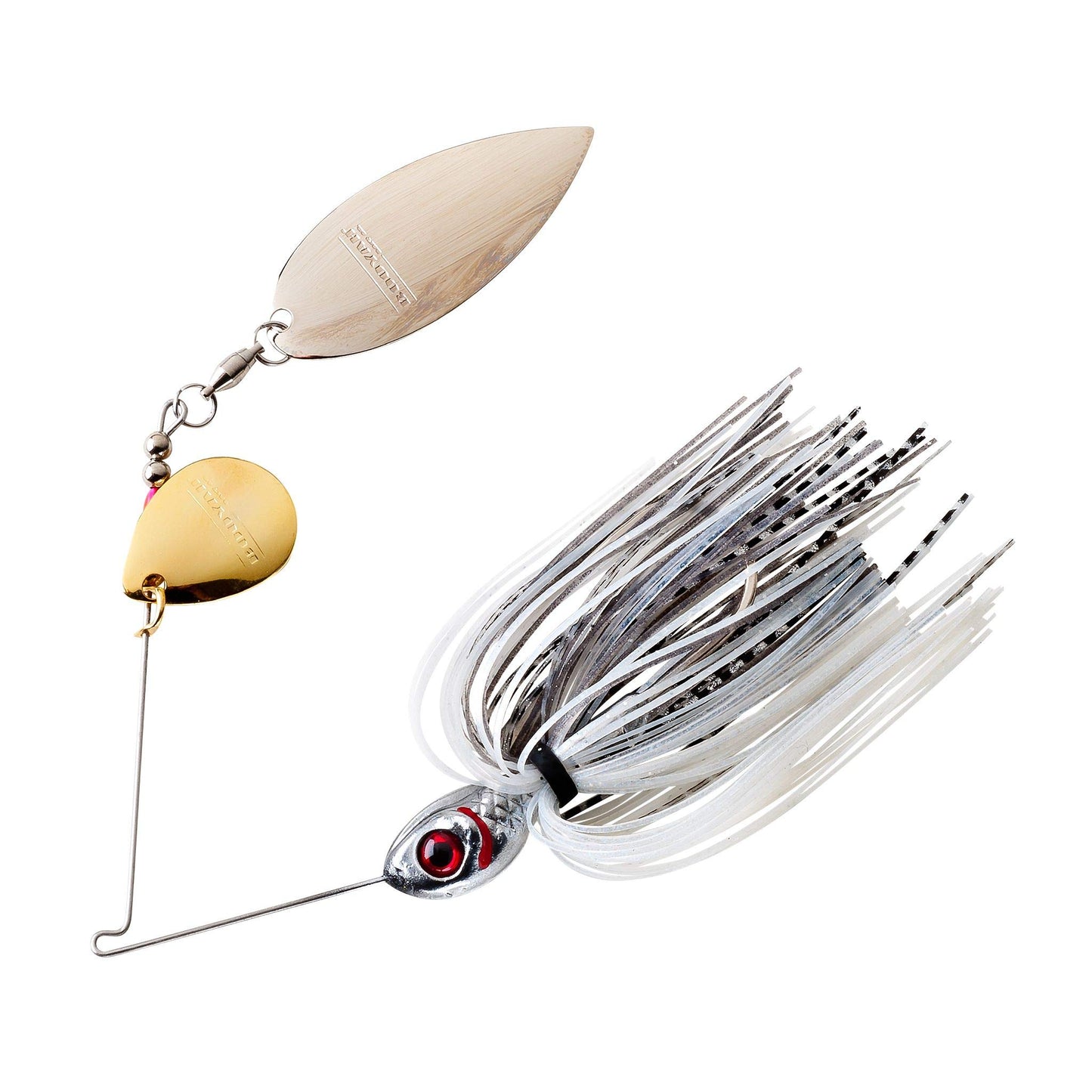 BOOYAH Counter Strike Spinner-Bait Bass Fishing Lure, BOOYAH Shad, Tandem (1/2 oz)
