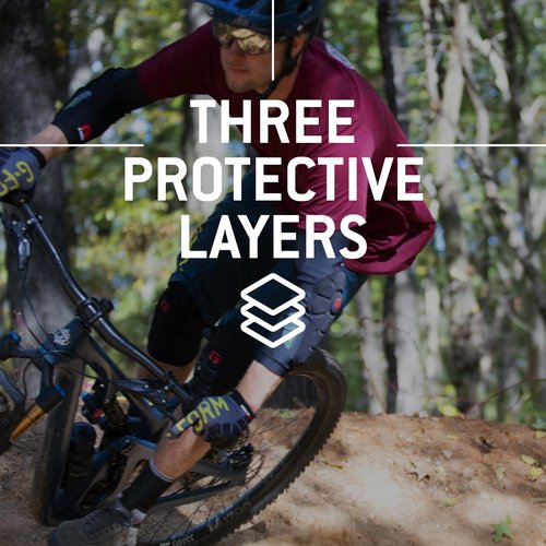 G-Form Pro-Rugged MTB Elbow Pads - Breathable Elbow Guards for Cycling Athletes & Mountain Bike Riders - Durable Athletic Elbow Pads - Protective Elbow Pads for Biking Sports - Army Green, Adult XS