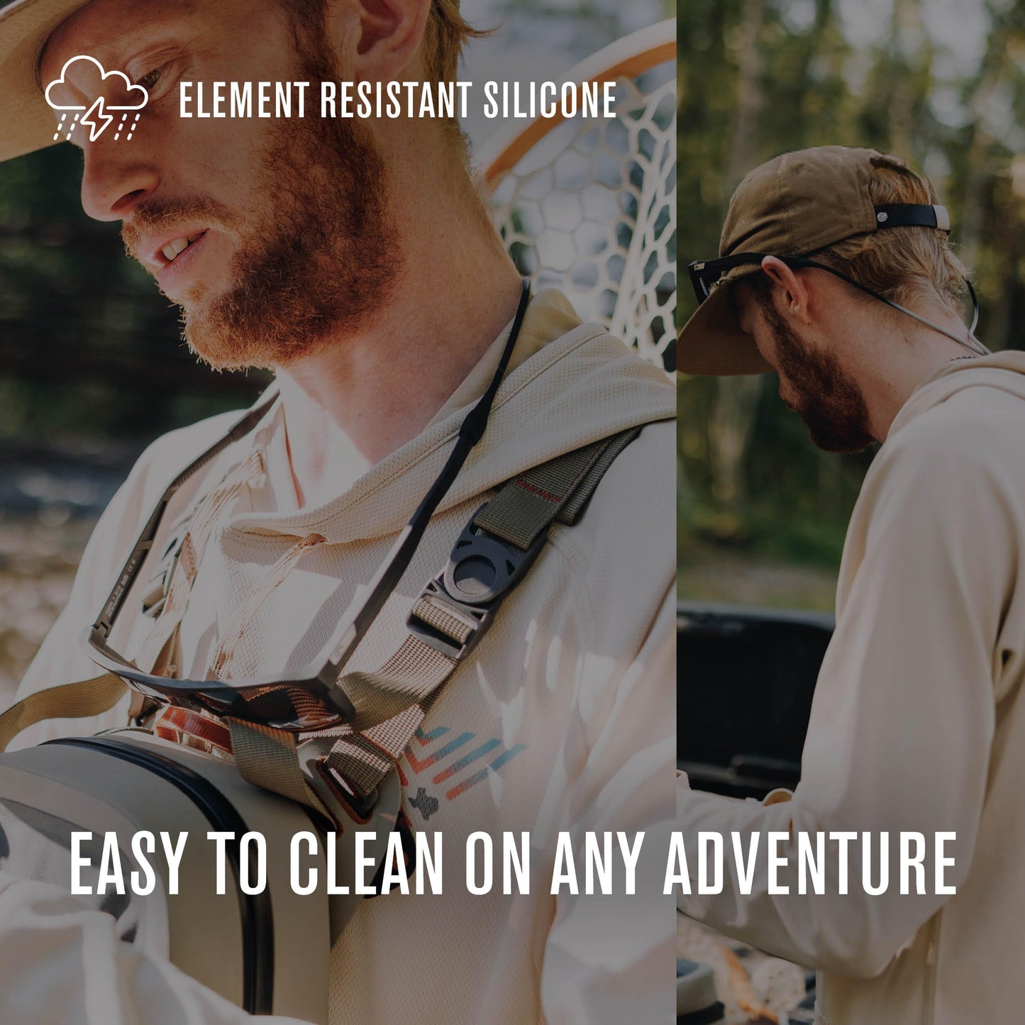 Chums Slim Retainer - Adjustable Eyewear Keeper - Thin Silicone Safety Eyewear Retainer for Women & Men (Pink/Plum)