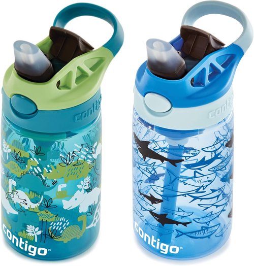 Contigo Aubrey Kids Water Bottle - Leak-Proof Design | Fun Colors for Active Children
