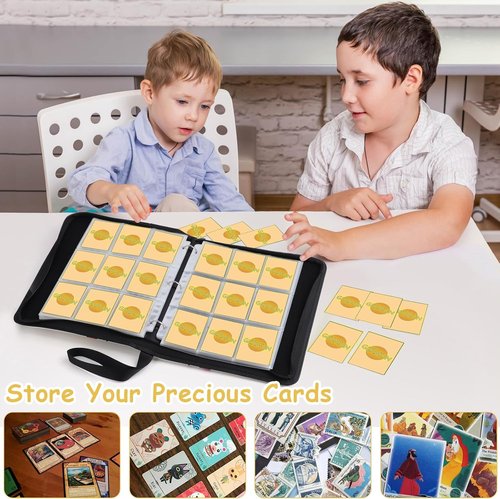 Baseball Card Binder - 900 Pocket Trading Card Holder with Sleeves | Compatible with Topps Cards