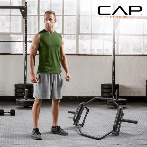 CAP Barbell Olympic Trap Bar - Versatile Shrug Bar for Deadlifts | Durable Steel Construction