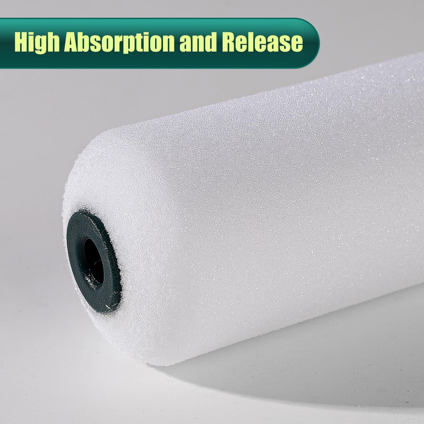 YiBaiBrush Foam Paint Roller Covers, Paint Roller 4 Inch, 20 Pack, Small Paint Roller, Mini Rollers for Painting, Paint Roller Sleeves for Smooth Finishes on Walls, Cabinets, Doors