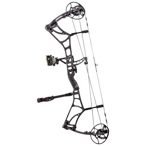 Trophy Ridge Hitman Bow Stabilizer, 8", Comes Pre-Assembled with 2 Removable 1oz Weights, Includes Wrist Strap, Mounting Bar, and Colored Rings, Silent Pursuit, Quick Connect and Disconnect System