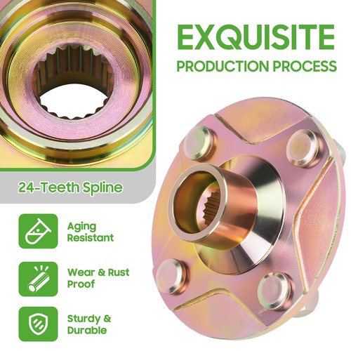 10L0L Golf Cart Rear Wheel Hub Replacement for Yamaha Drive G29 2007-2014 Gas and Electric Replaces OEM#JW1-F53T0-09-00 JW1-G6542-00-00