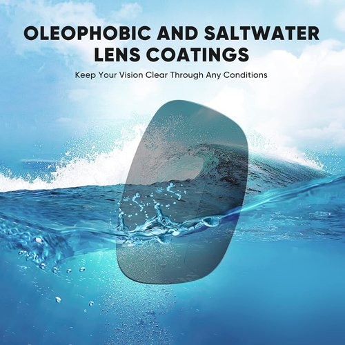 KastKing Ellijay Bifocal Polarized Sunglasses - Bi-Focal Magnifications x1.5, x2.0, x2.5 | Sport Wrap Design