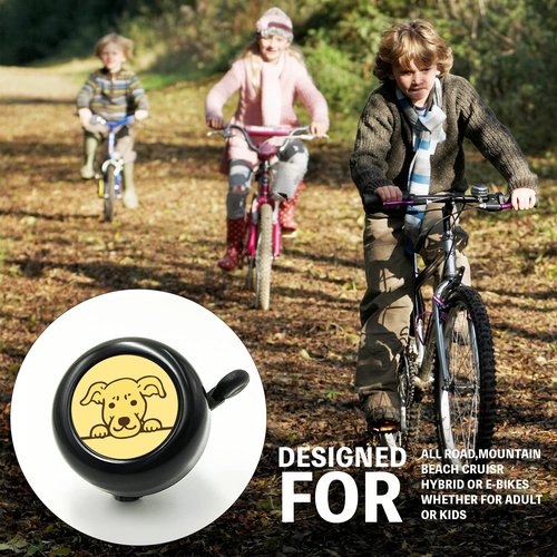 ONIPAX Bike Bell Loud Sound Adorable Animals Cute Cartoon Kid Girl Boy Cycling Ring for Bicycle/Toddler/Scooters