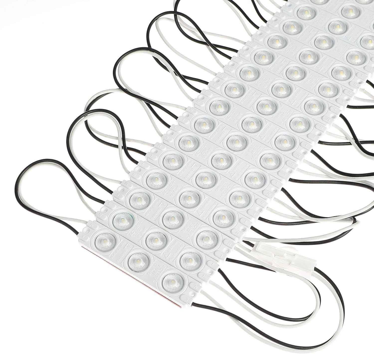 110V AC LED Module - 100pcs 1.5W White Decorative Lights for Signage & Advertising
