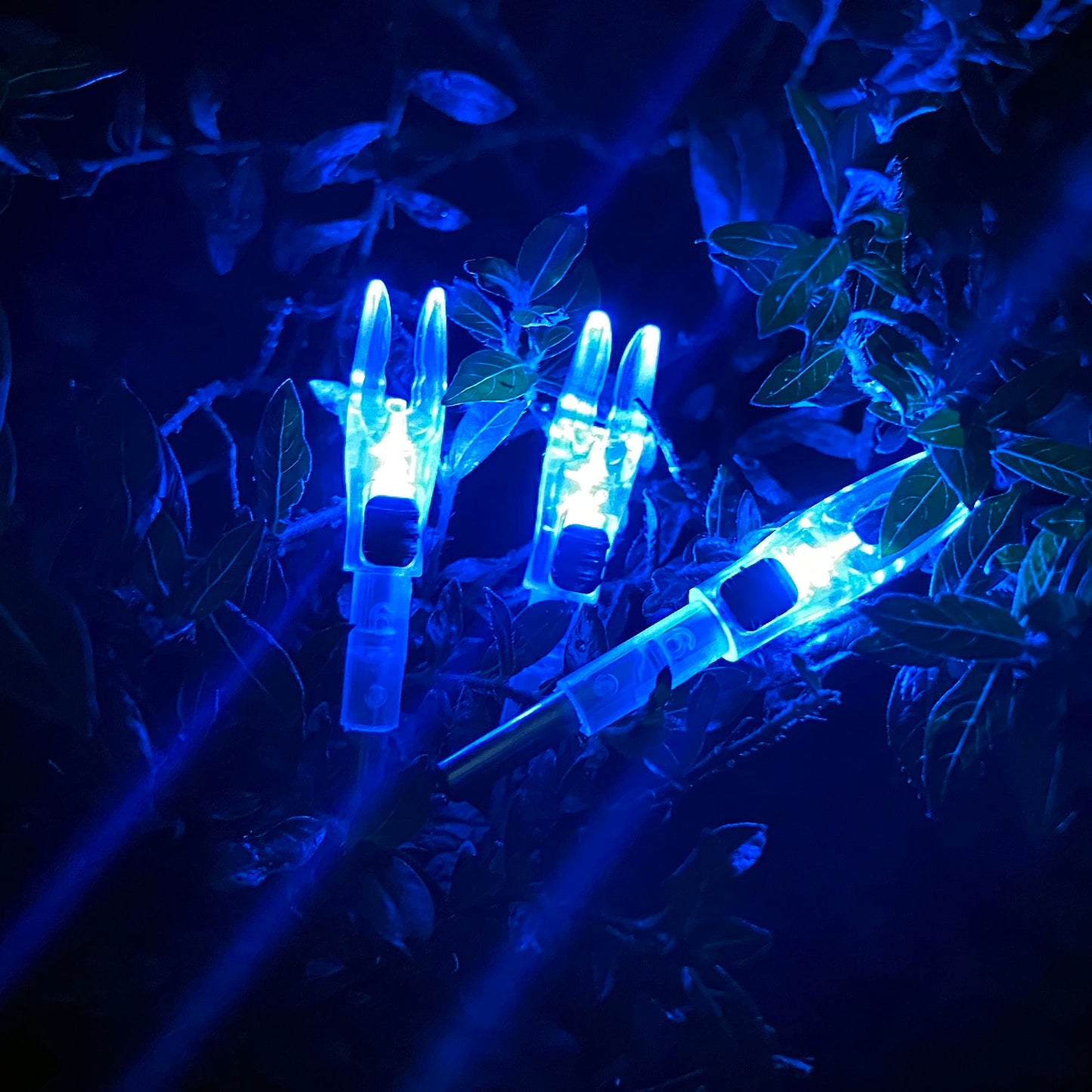 KEAUP 6/12 Pack G Lighted Nocks for Arrows with .165 .204 .233 .244 .246 Inside Diameter with X, H, S, GT Bushings High-Visibility LED Arrow Nocks, ON/Off Switch Included