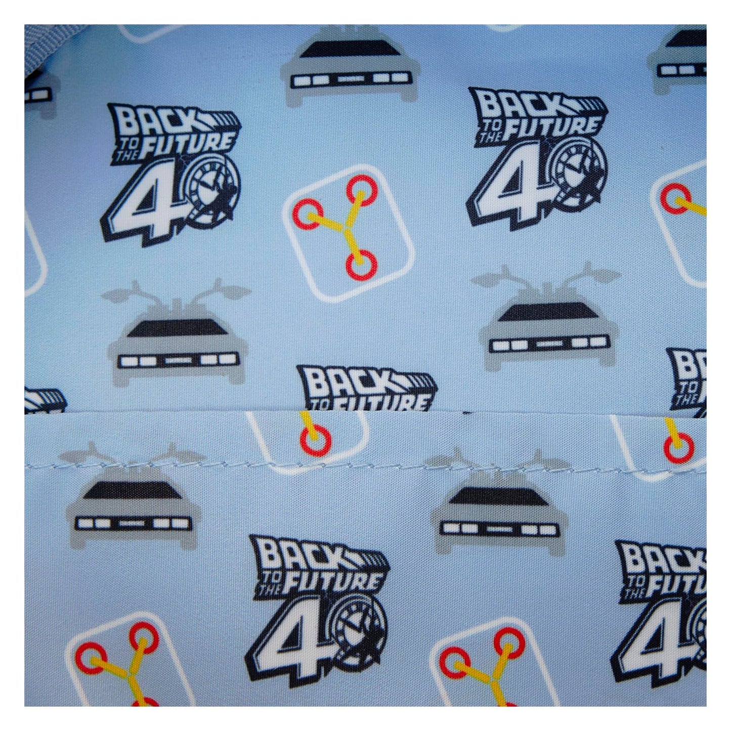 Loungefly Universal Back to The Future 40th Anniversary Mini Backpack