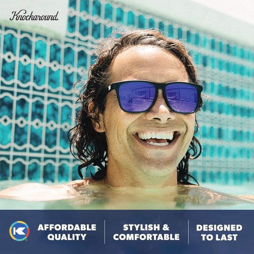 Knockaround Fast Lanes Polarized Sunglasses - Lightweight Design with UV400 Protection for Men & Women