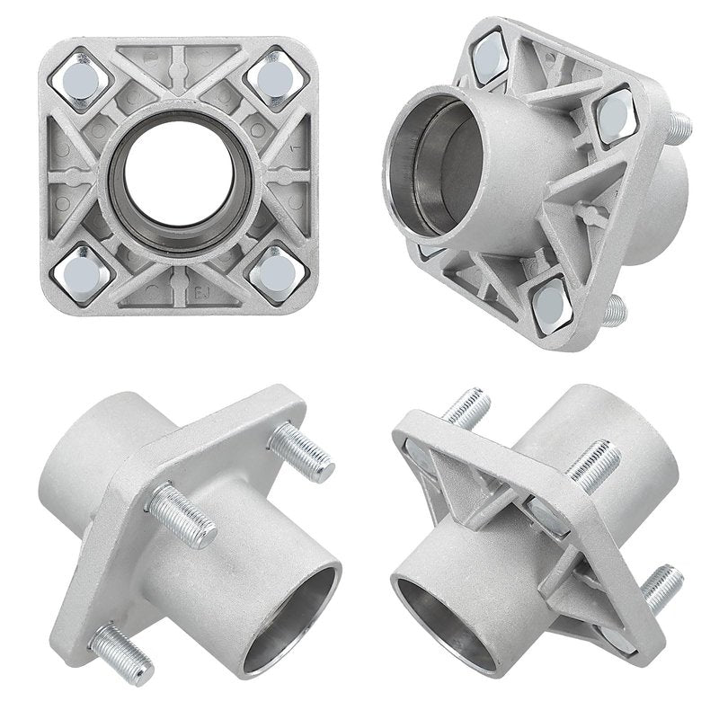 Roykaw Golf Cart Wheel Hub Assembly Compatible with EZGO TXT, Medalist, Marathon, ST 350 & Workhorse w/DCS 1979-2001.5, OEM# 12992-G1, 14926-G1, 17477-G1, 19058-G2, 19932-G1