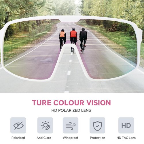 JOGVELO Kids Sunglasses Polarized Youth Baseball Sunglasses for 8-14 boys girls UV400 Sports Softball Cycling Glasses