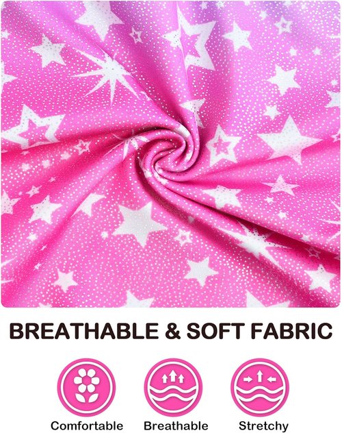 Domusgo Gymnastics Leotards - Sparkly One-Piece Tumbling Outfit for Girls | Comfortable Fit