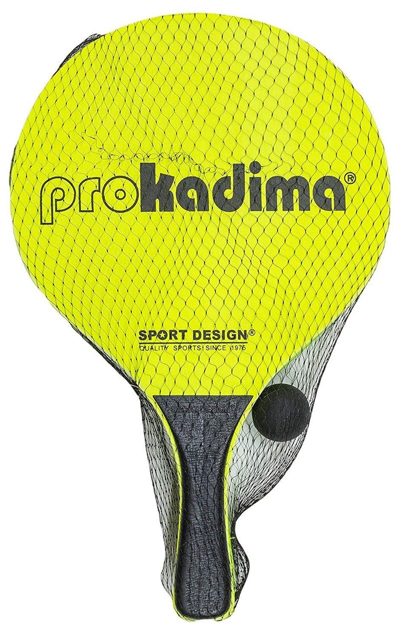 Pro Kadima Paddle Ball Set (Assorted Colors) (Neon Green/Yellow)