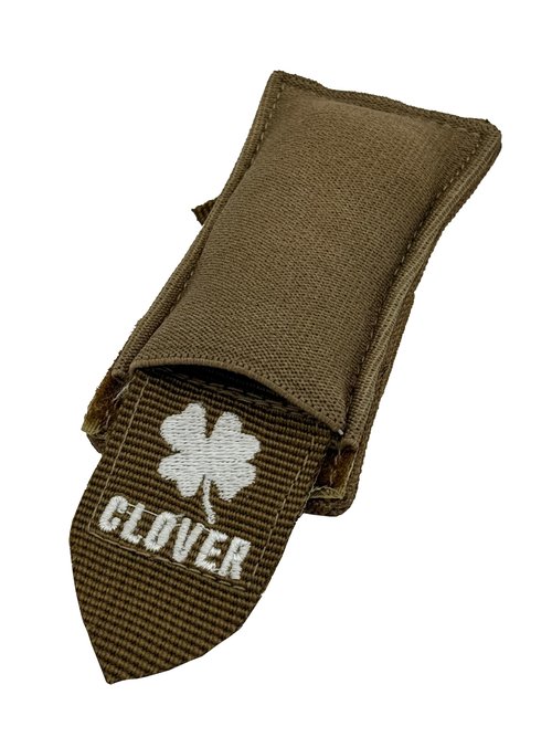Clover Airsoft-Airsoft Bright Red Dead Rag - Quick Deploy Pouch - Molle Compatable (Tan)
