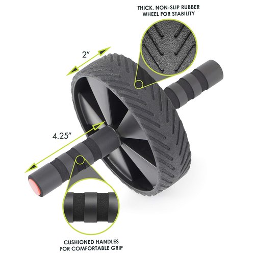 ProsourceFit Core Balance Disc Trainer, 14” Diameter with Pump for Improving Posture, Fitness, Stability
