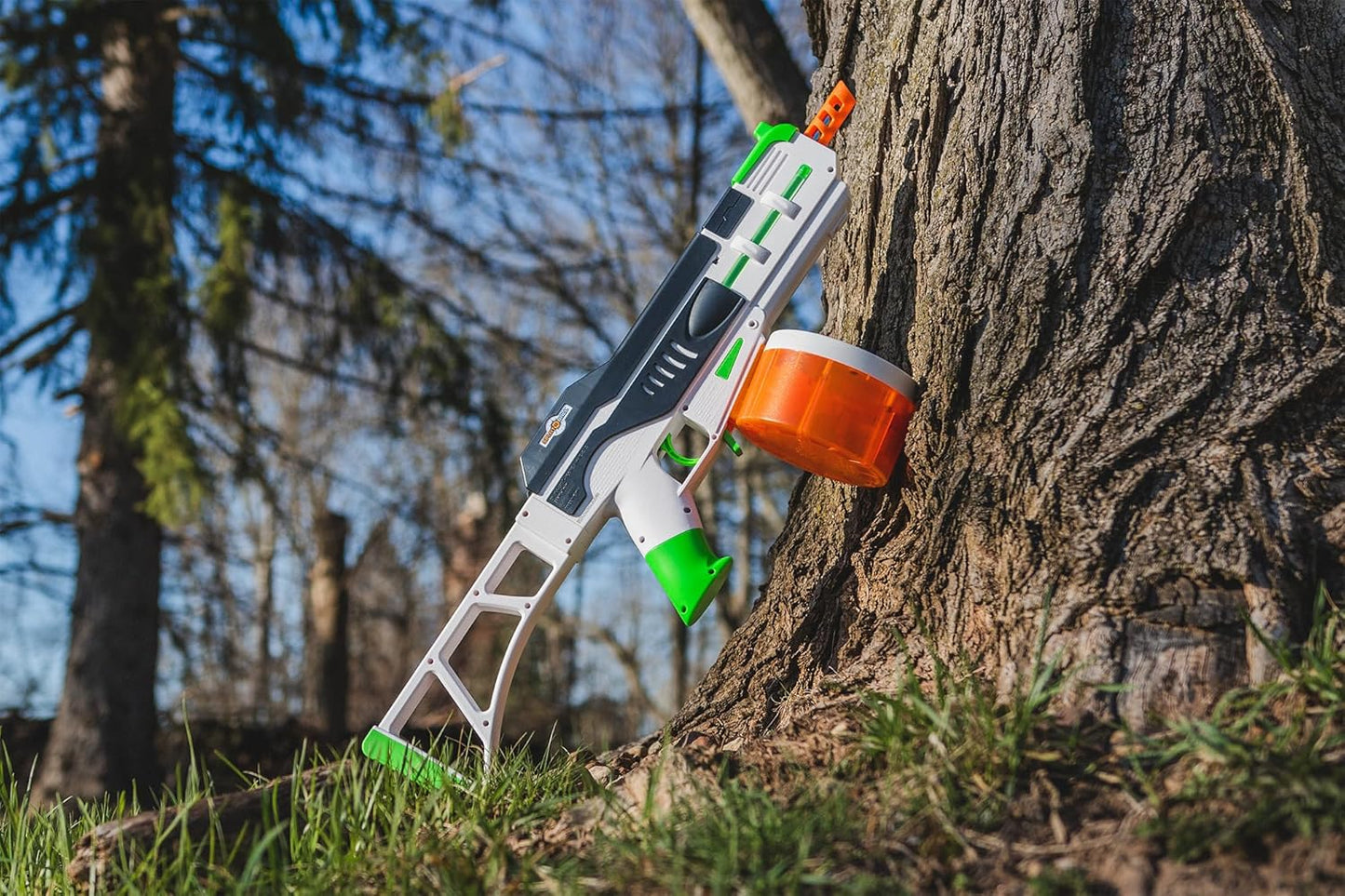 SplatRball Gel Ball Blaster Kit - Glow-in-the-Dark Water Bead Shooter | Shoots Up to 225 FPS