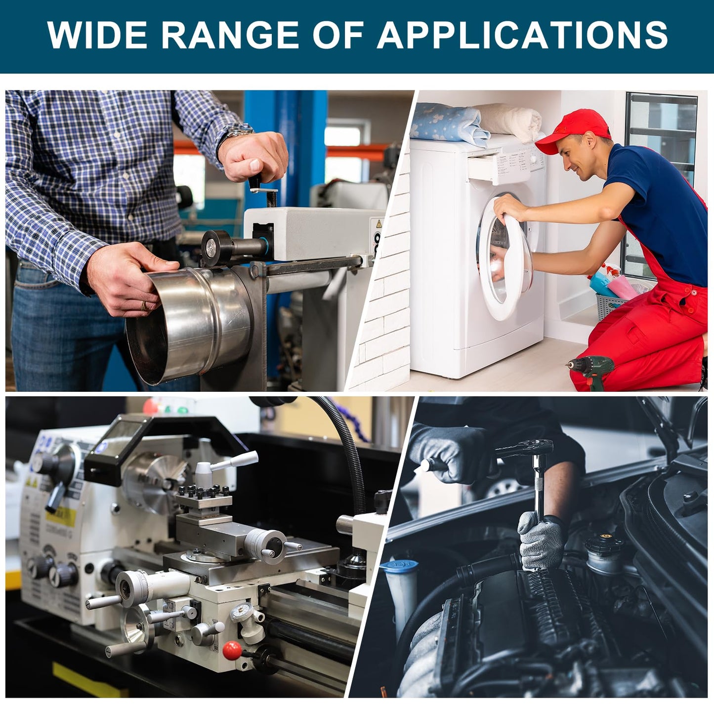 uxcell 6Pcs Thick Rubber Spacer, 2 Inch OD x 1/2 Inch ID x 1/4 Inch Thickness Round Rubber Bushings Anti Vibration Flat Spacer Washers for Home Industrial Machinery