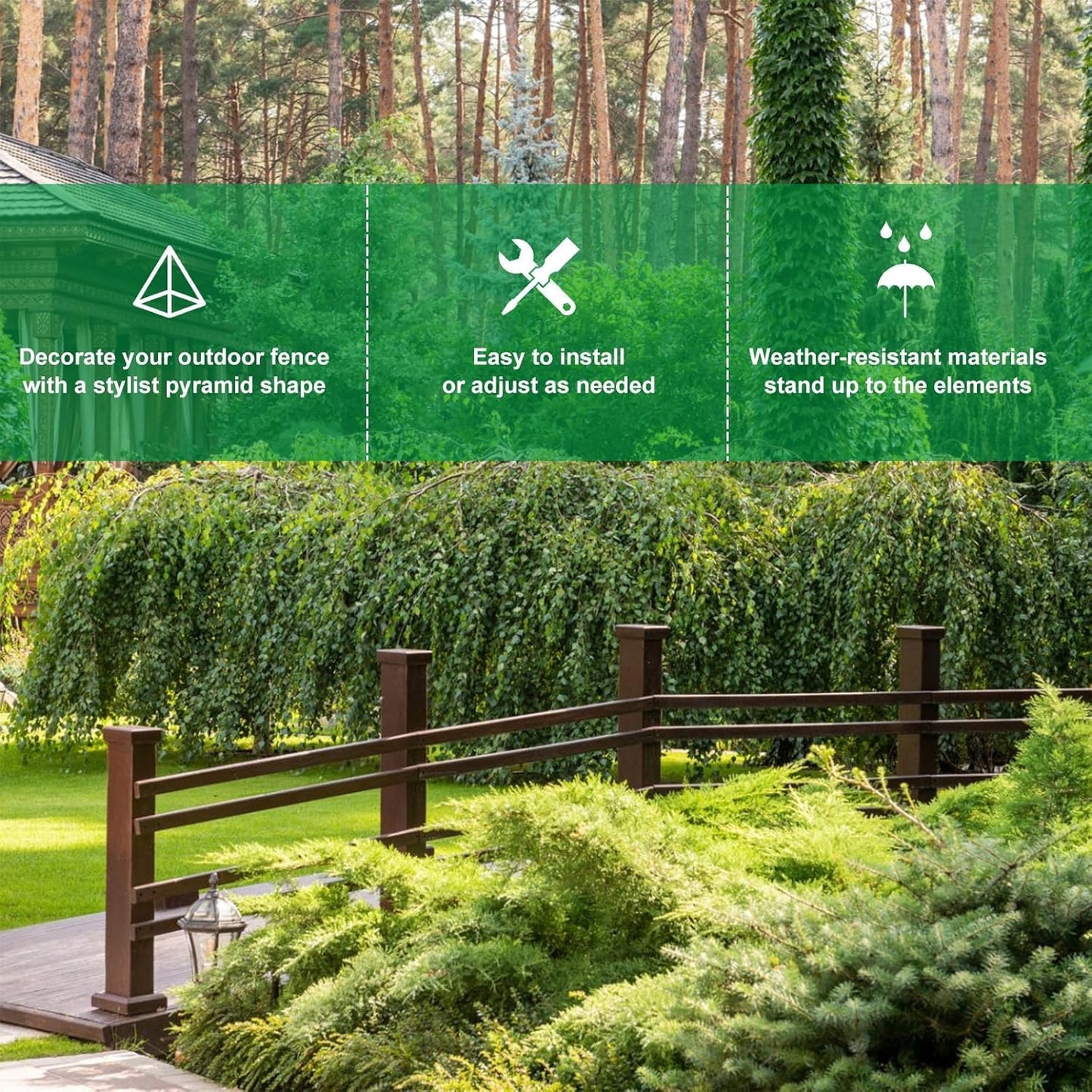 4x4 (3.5inx3.5in) Fence Post Caps, Deck Post Plastic Caps with Screws, Keep Post from Cracking and Rotting, for Outdoor Post Caps Cover, Fence Wood Post, Decking, Corridors, Waterproof (12 Pack)